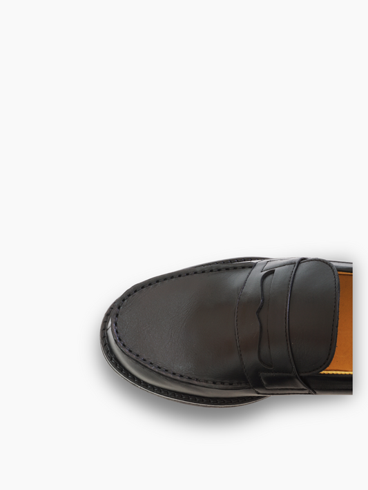 Mocassins cuir patte décorative